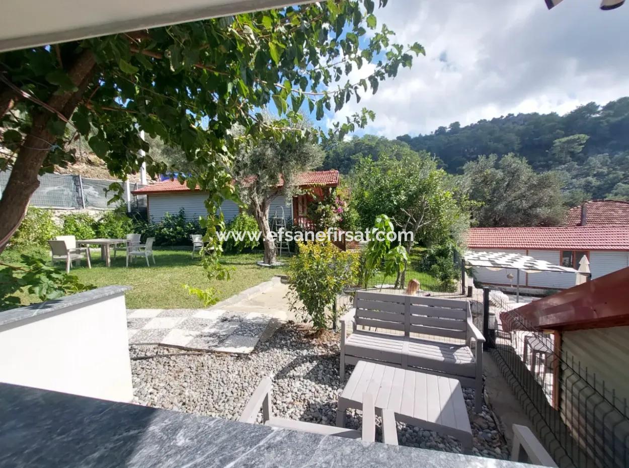 Muğla Ortaca Gökbel Doga With Swimming Pool 1 1 Wooden Furnished Bungalow For Rent