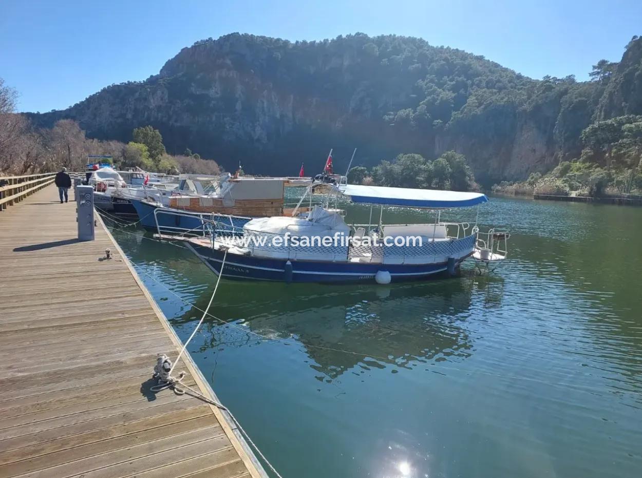 Muğla Dalyanda Canal Zero Detached Land With 5.000 M2 And 250 M2 Construction Rights For Sale