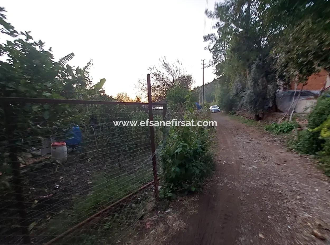 350 M2 Detached Tiny House Suitable Land For Sale In Ortaca Çaylı