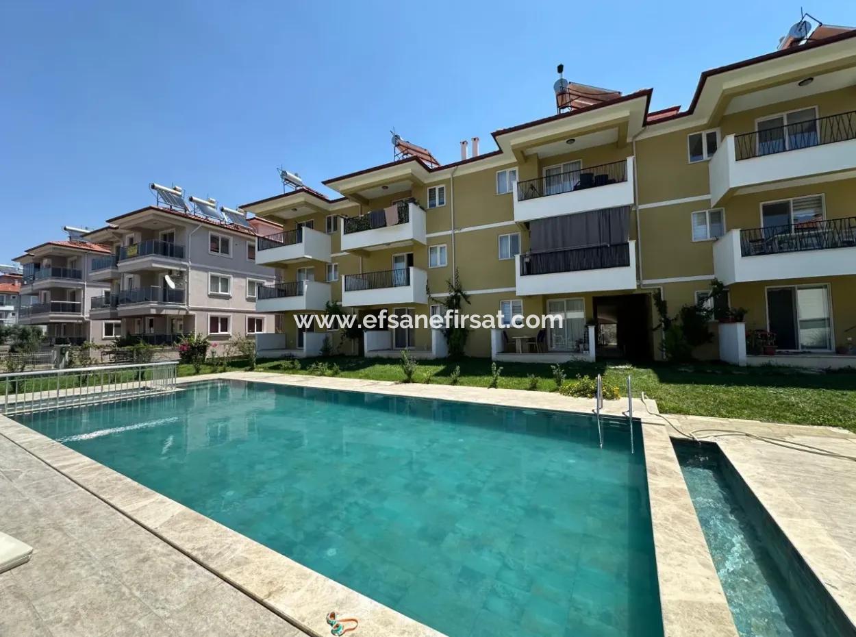 For Rent 2 1 Flat With Pool In Ortaca Karaburun