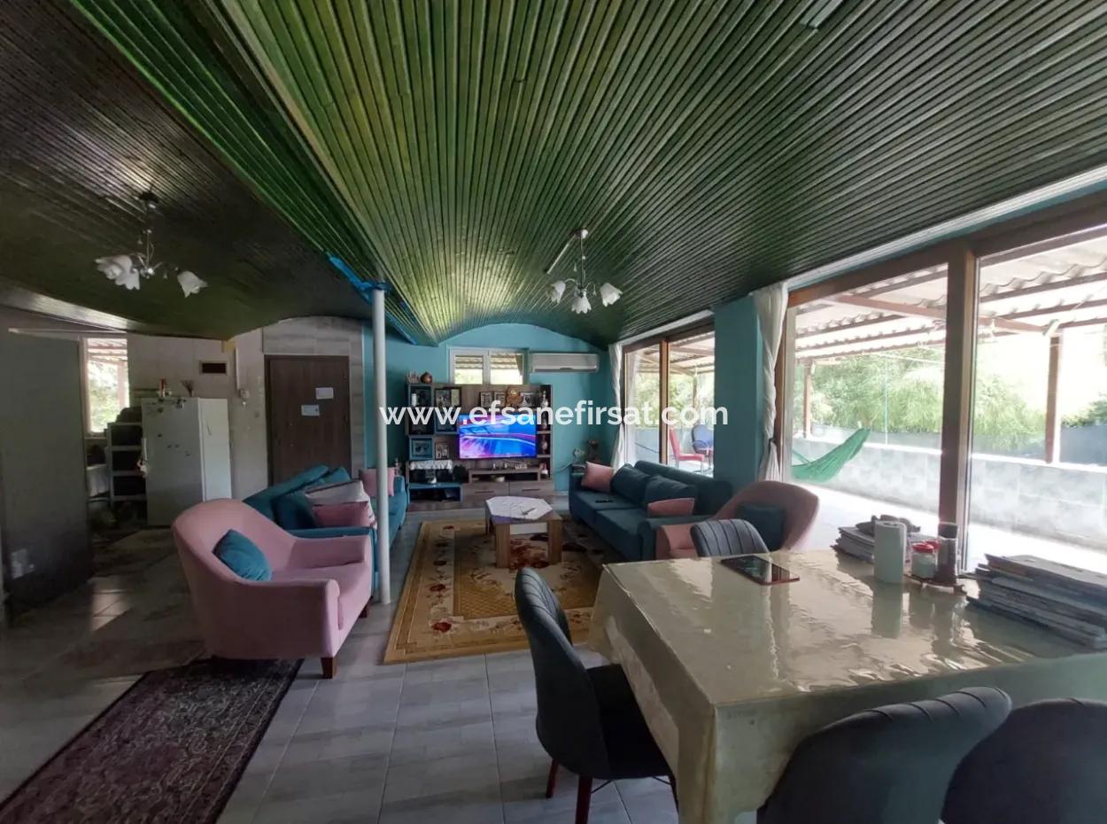 Detached House With Swimming Pool, Mountain And Nature View In Muğla Ortaca Okçular For Sale