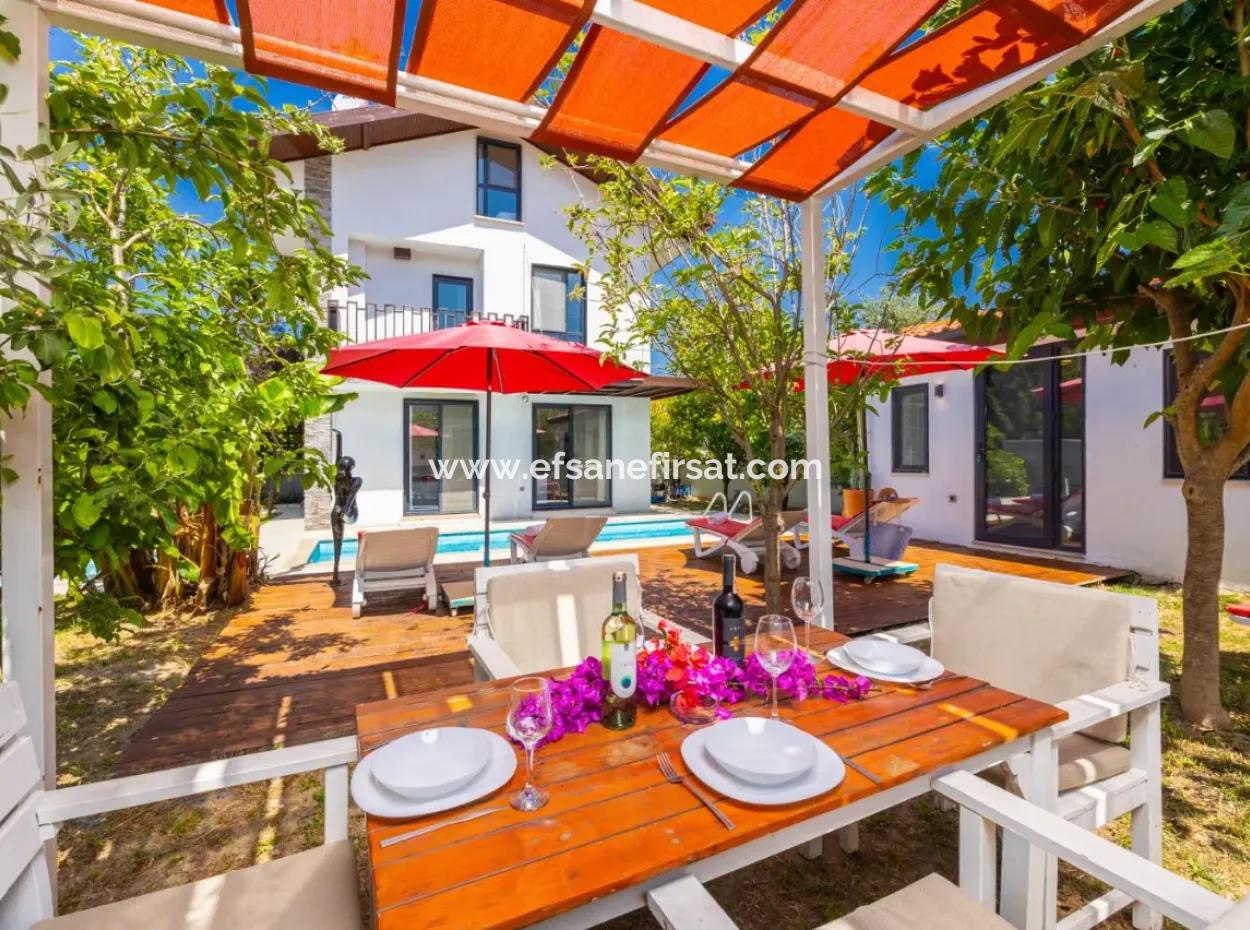 Furnished Luxury Villa With Swimming Pool In Dalyan For 6 Months Rent