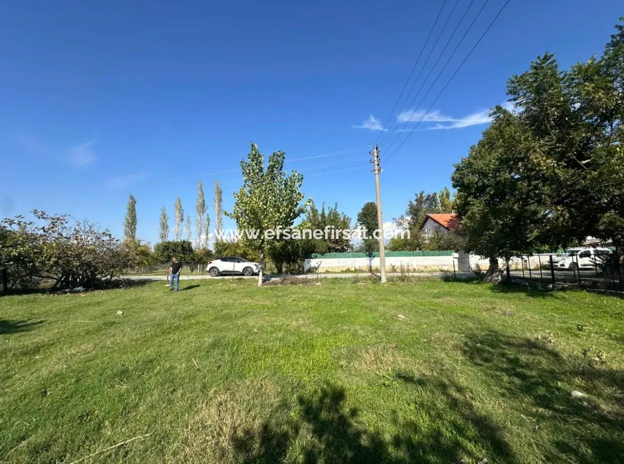 955 M² Detached Land With Mountain And Nature View In Ortaca Okçular For Sale