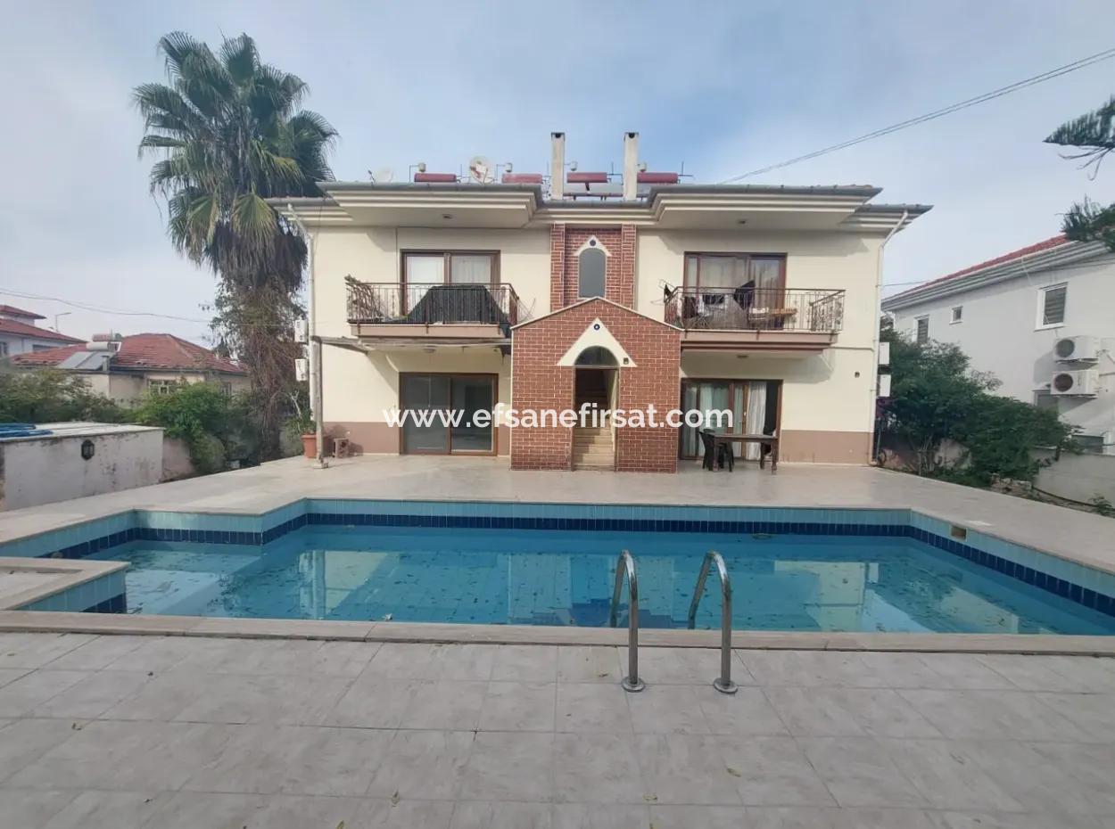2 1 Ground Floor Apartments With Communal Pool In Muğla Dalyan For Sale