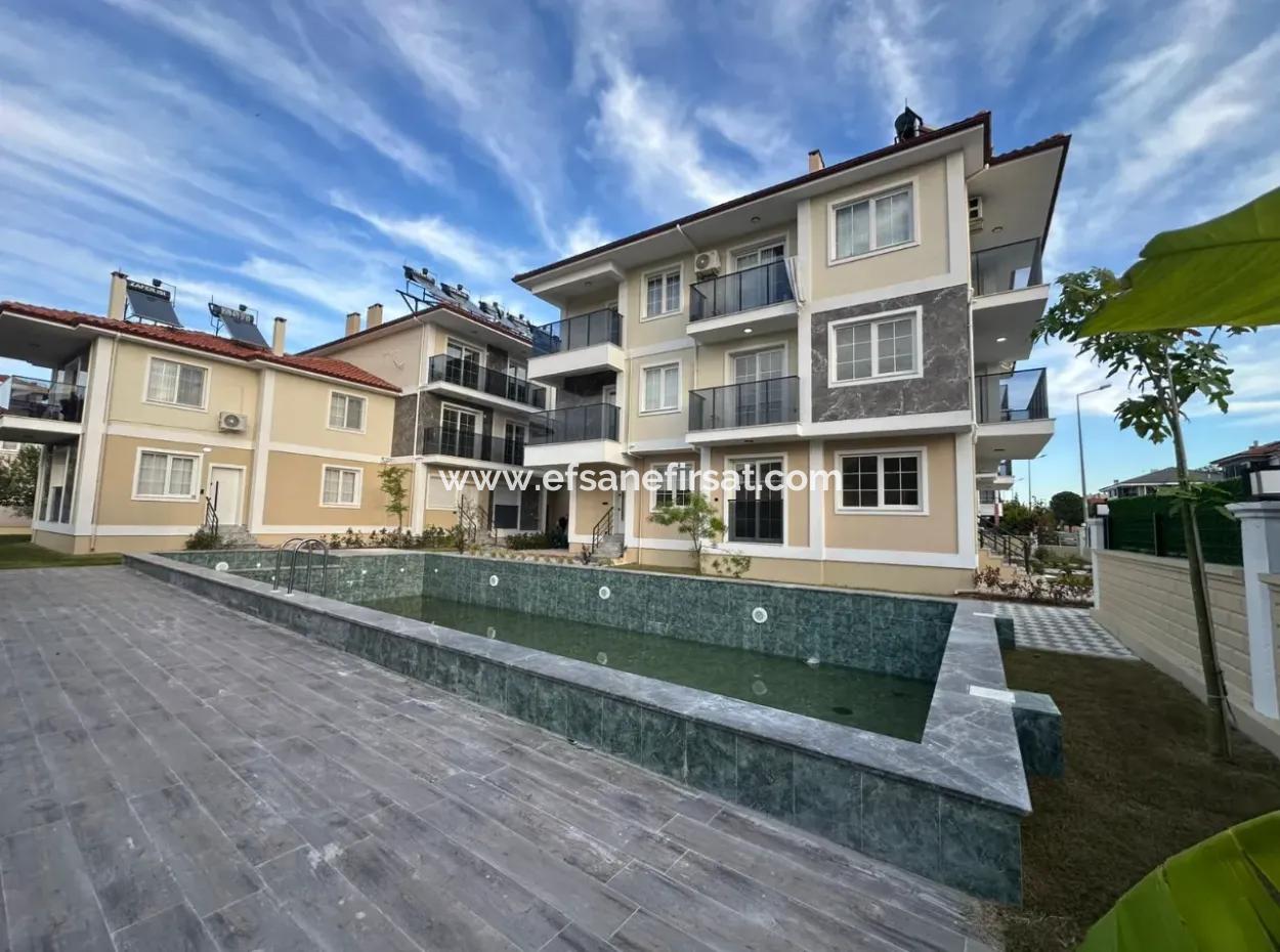 2 1 New Pool Flat For Sale In Ortaca Cumhuriyet