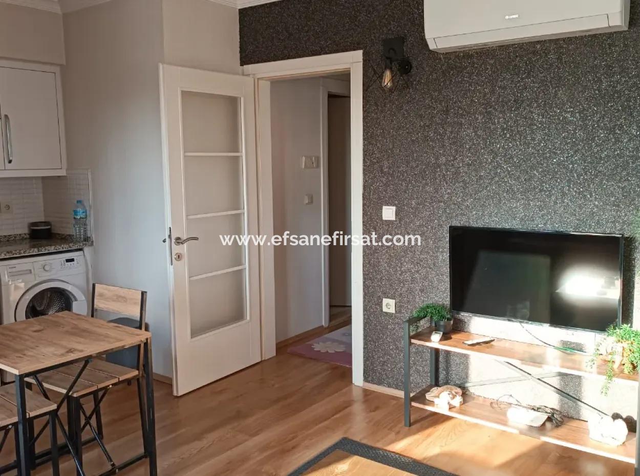 1 1 Fully Furnished Flat For Rent In Ortaca Center