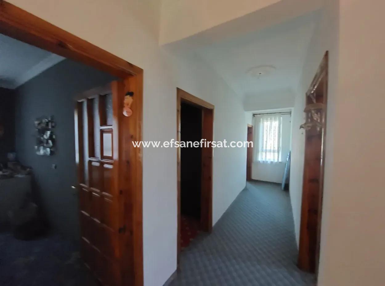 A House With 4 1 And 3 1 Swimming Pools On 645 M2 Land In Ortaca Kemaliye Is For Sale Or Exchange.