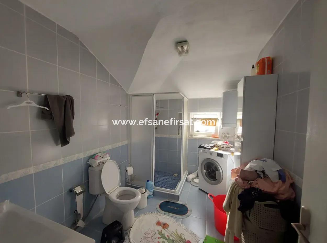 A House With 4 1 And 3 1 Swimming Pools On 645 M2 Land In Ortaca Kemaliye Is For Sale Or Exchange.