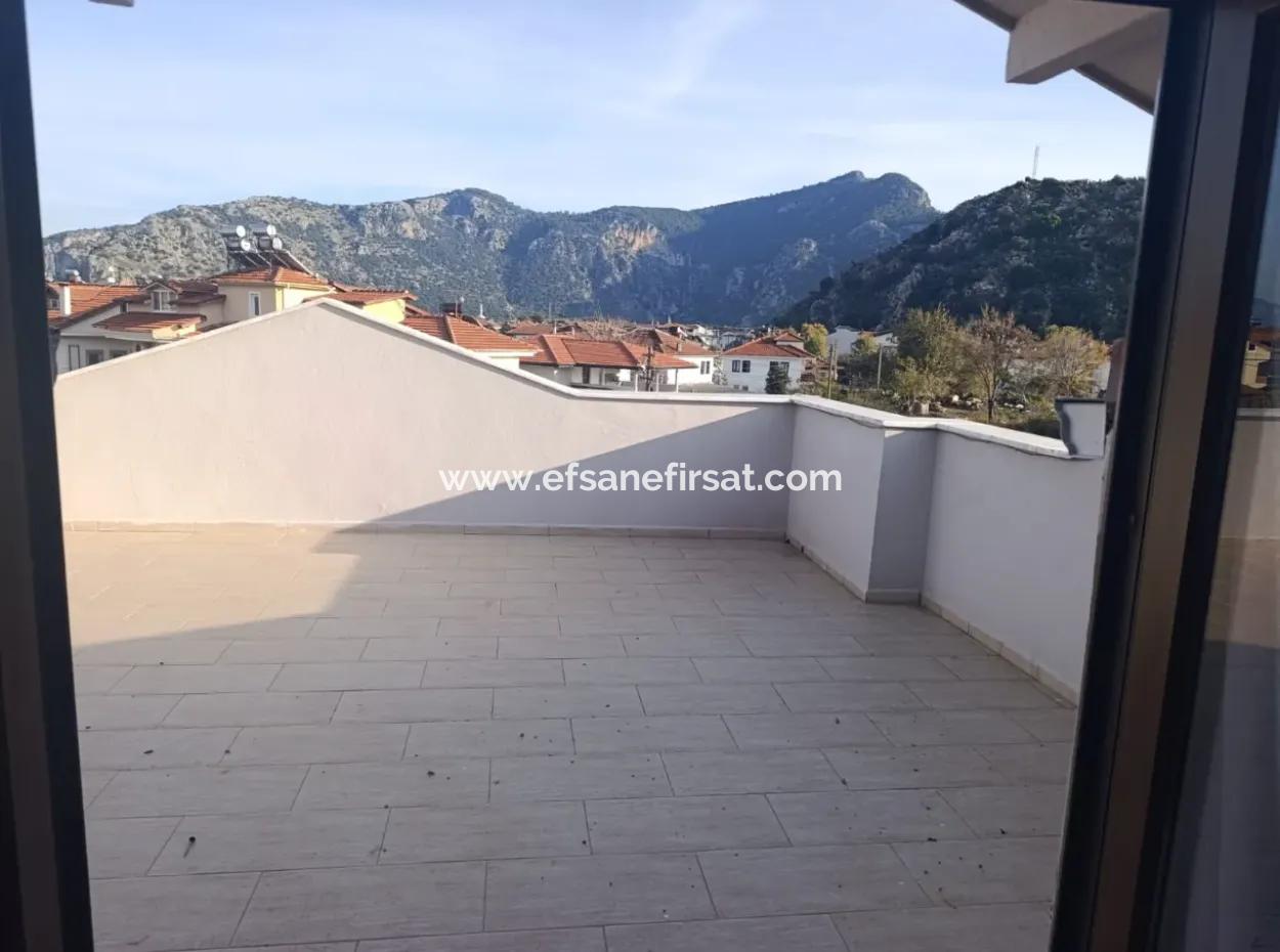 Ortaca Dalyanda Swimming Pool 80 M2, 2 1 Furnished Flat For Rent