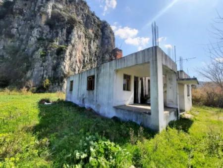 Mugla Dalyan 3500 M2 Land 120 M2 Single Storey Detached House For Sale