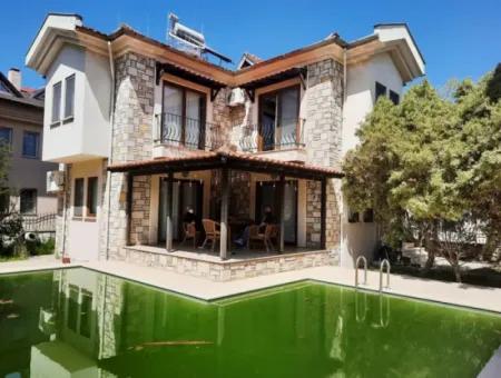 2 Duplex Villas Furnished In Mugla Dalyan Center For Annual Rent