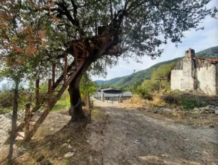Sea View House For Sale In Gocek Gokceovacik And 246 M2 Land