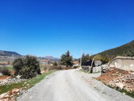 5 000 M2 Detached Title Deed Deposit Suitable For Sale In Çameli Belevide Bargain Field For Sale