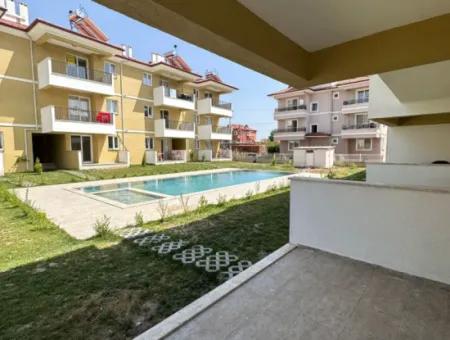 Ortaca Da 2 1 Swimming Pool Zero Garden Floor Apartment For Sale