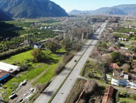 3.577M2 Field For Sale With 100M Frontage To The Main Road On Ortaca - Dalyan Road