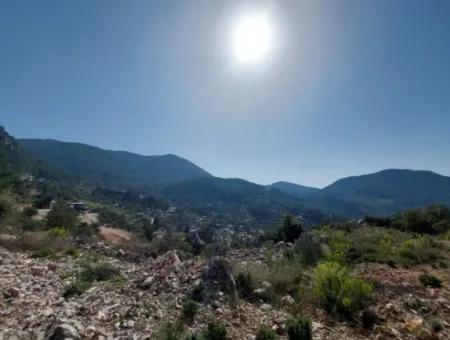 1 300 M2 Nature View Zoned Land For Sale In Gocek Gökçeovacık