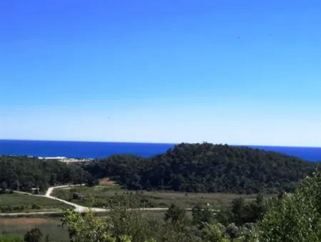 400 M2 Land With Sea View In Muğla Sarigerme For Sale Or Exchange