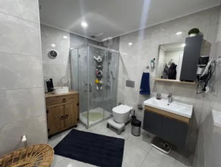 Fethiye Foça Calisda 680M2 Plot With Zero Swimming Pool 160M2, 4 In 1 Roof Duplex For Sale