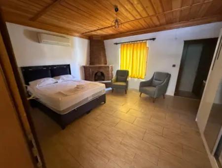 Detached House With Restaurant And 3 In 1 Pool For Rent In Ortaca Dalyan, Muğla
