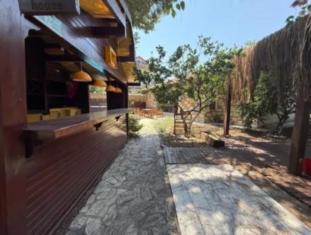 Detached House With Restaurant And 3 In 1 Pool For Rent In Ortaca Dalyan, Muğla