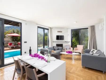 Furnished Luxury Villa With Swimming Pool In Dalyan For 6 Months Rent