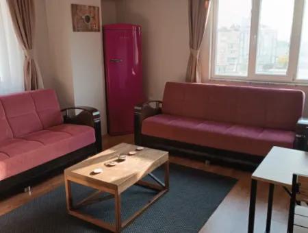 1 1 Fully Furnished Flat For Rent In Ortaca Center