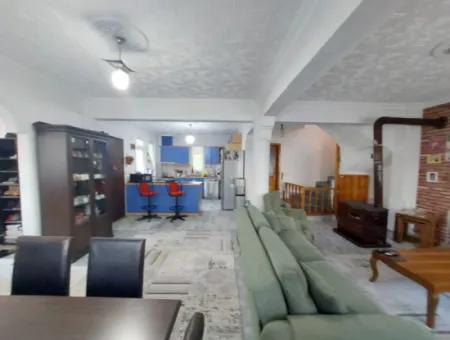 A House With 4 1 And 3 1 Swimming Pools On 645 M2 Land In Ortaca Kemaliye Is For Sale Or Exchange.