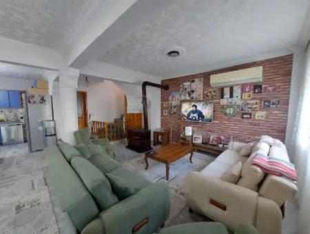 A House With 4 1 And 3 1 Swimming Pools On 645 M2 Land In Ortaca Kemaliye Is For Sale Or Exchange.