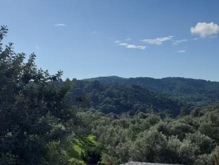 Ortaca Gökbel Detached 2 640 M2 Land With Sea View For Sale