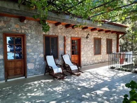 Fethiye Faralya Natural And Stone Boutique Hotel For Sale With Full Equipped And Certified