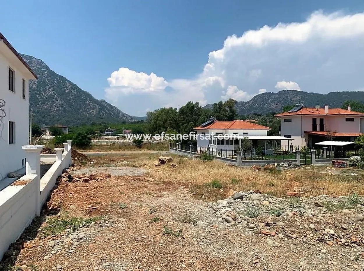 Muğla Ortaca Mergenlide 417 M2 İmarlı Projesi Hazır Arsa Satılık