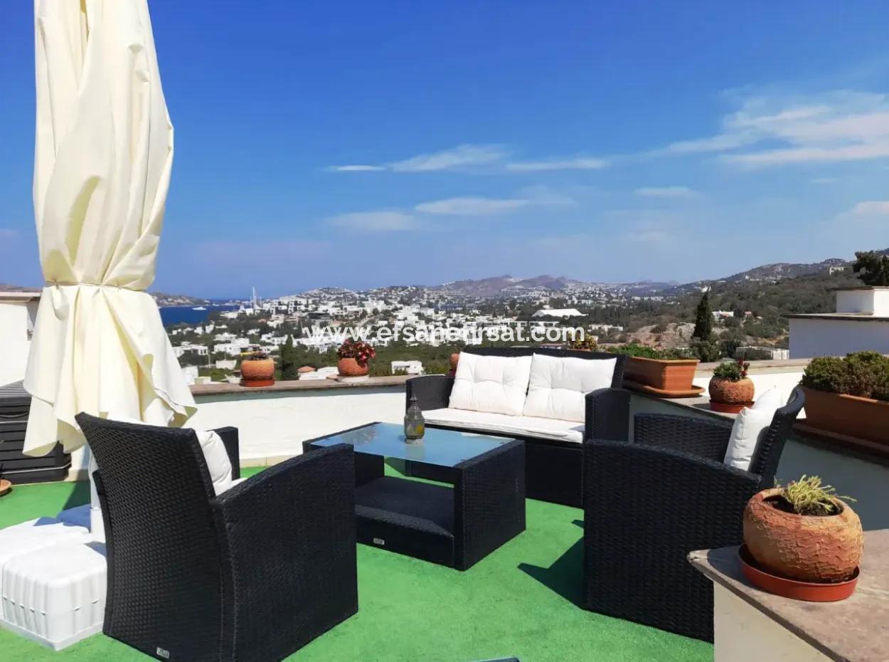 Yalıkavakta Deniz Manzaralı 2+1 Konut Kredisine Uygun Daire Satılık