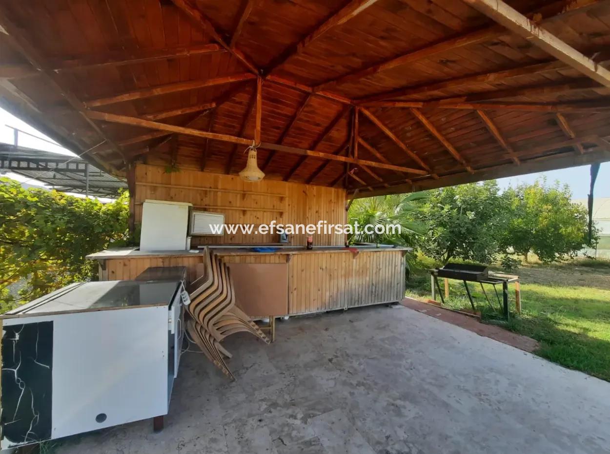 Ortaca Okçular Da 1 350 M2 Arazide 500  M2 Kullanım Alanı Olan  Yüzme Havuzu Apart Otel Satılık