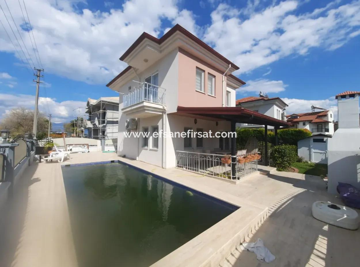 Muğla Ortaca Dalyan Da Eşyalı 3+1 Villa Yıllık Kiralık