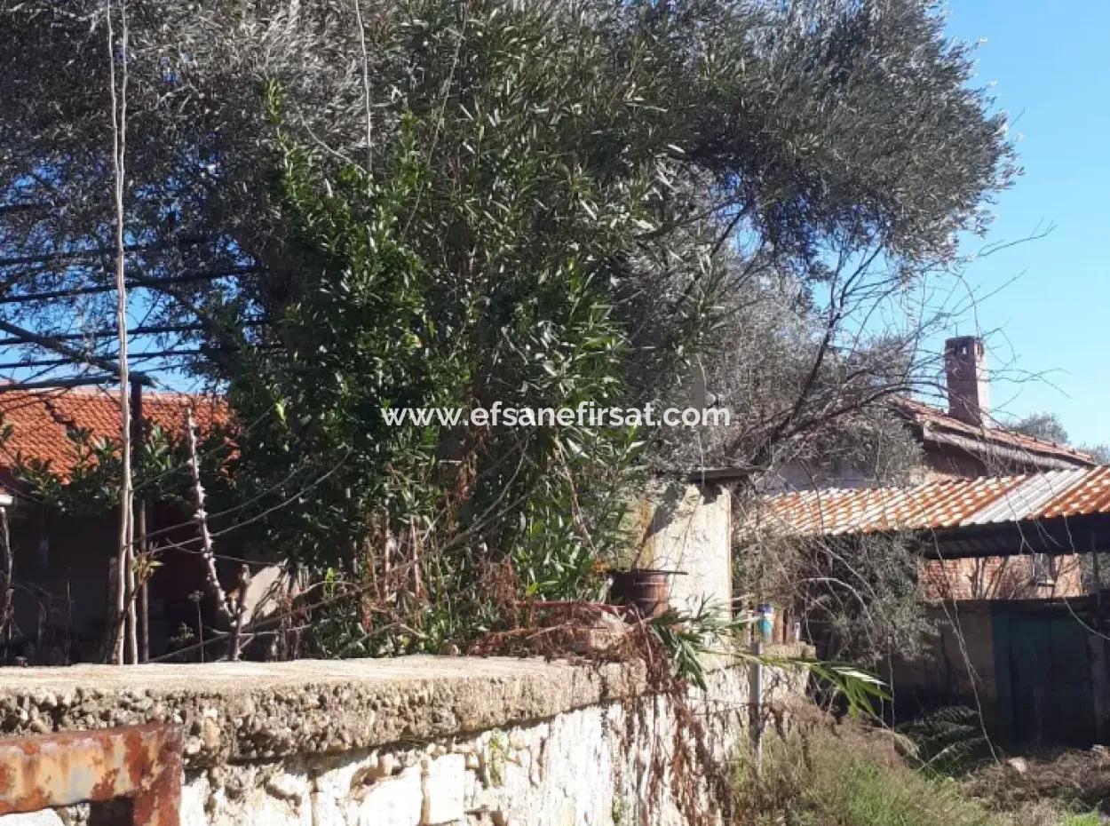 Denizli Kızılağaçta 545 M2 İmarlı Arsada Satılık Köy Evi