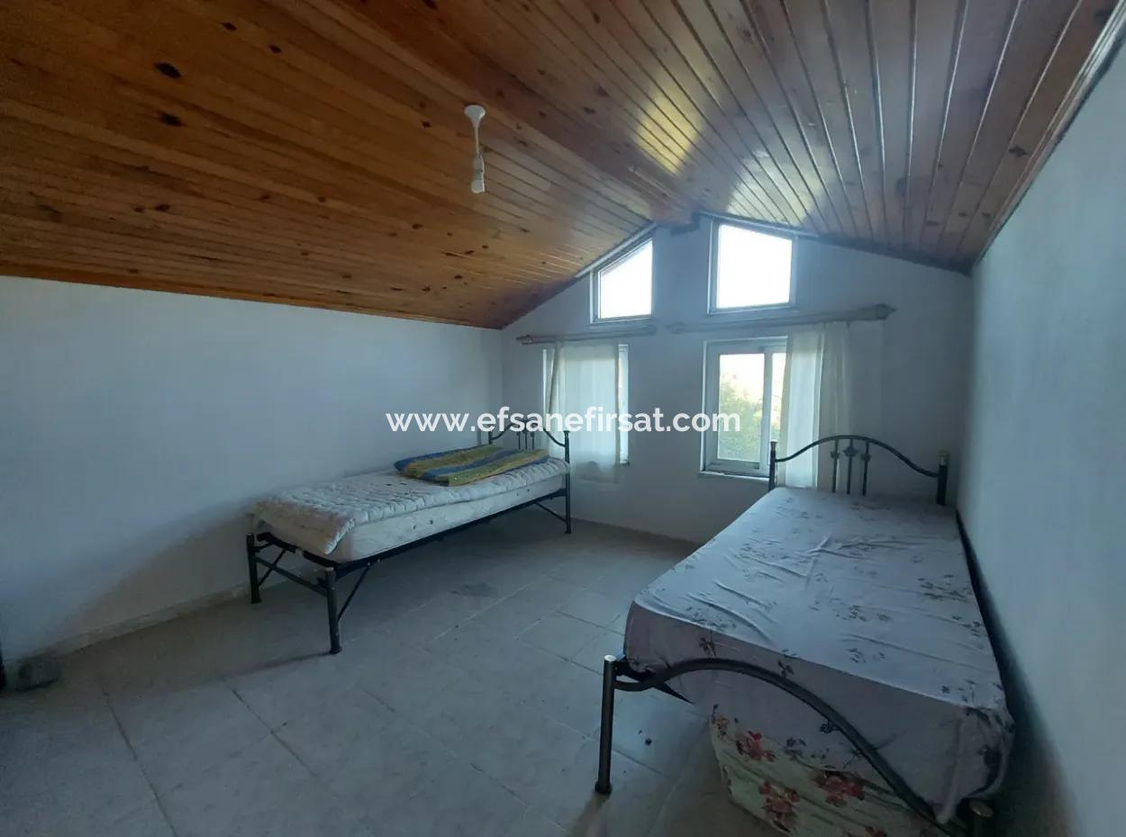 Ortaca Okçular Marmarlıda  1+1 Eşyalı Çatı Katı Daire Kiralık