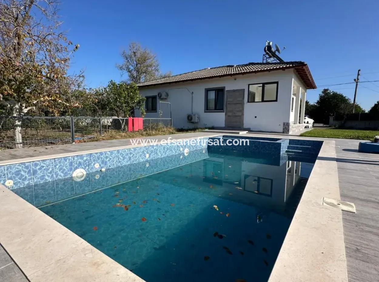 Ortacada Müstakil Havuzlu Tek Katlı Ev Uzun Dönem Kiralık