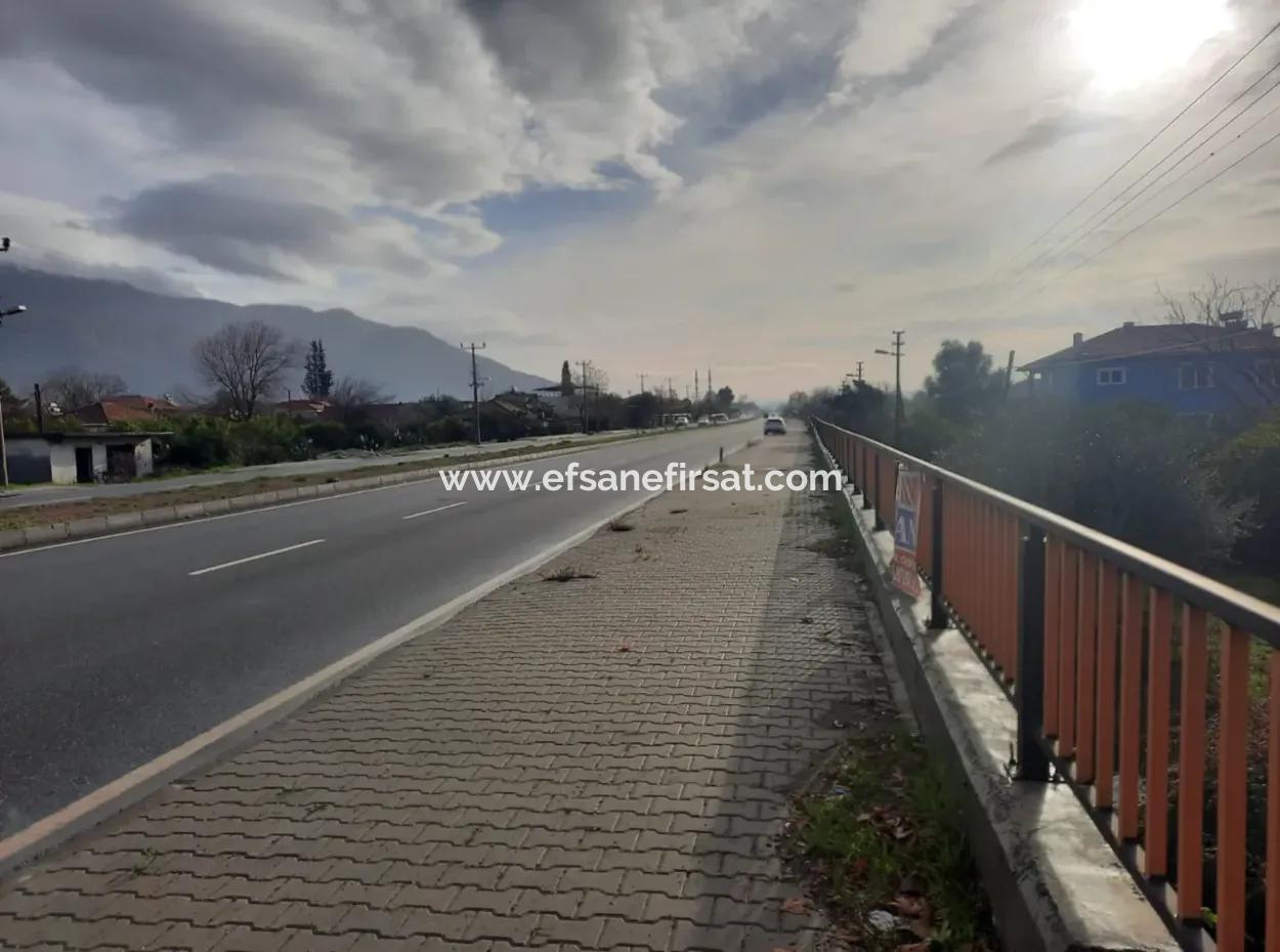 Köyceğiz Toparlar’da Ana Yola Cepheli 2.800 M² Ticari/Konut İmarlı Arsa Satılık