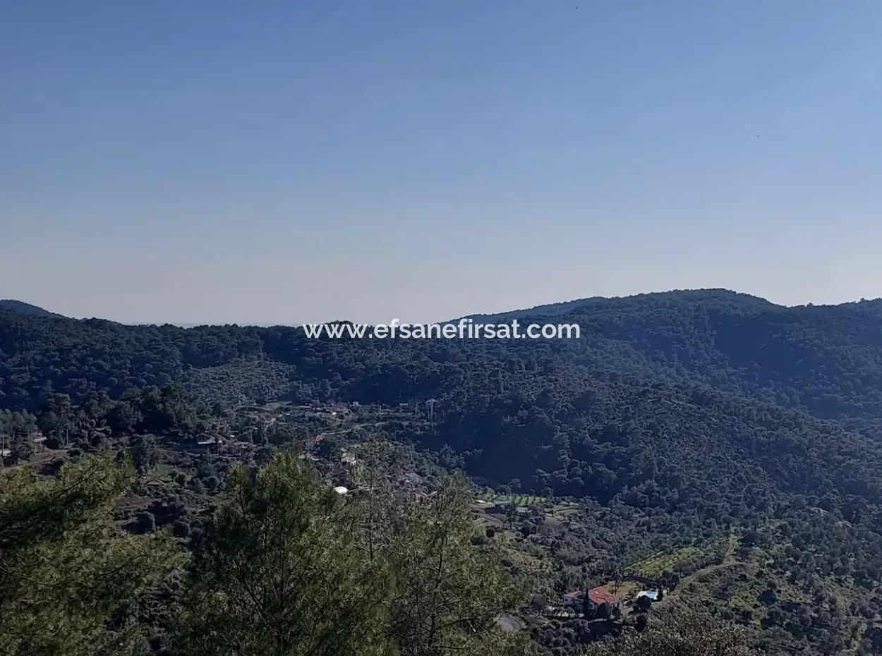 Ortaca Gökbelde Müstakil Tapulu Deniz Manzaralı 28.350 M2 Arazi Satılık