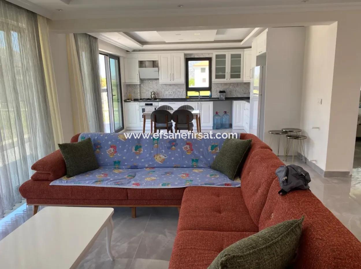 Ortaca Okçularda 500 M2 Müstakil Arsada 4+1 Sıfır Eşyalı Ev Kiralık