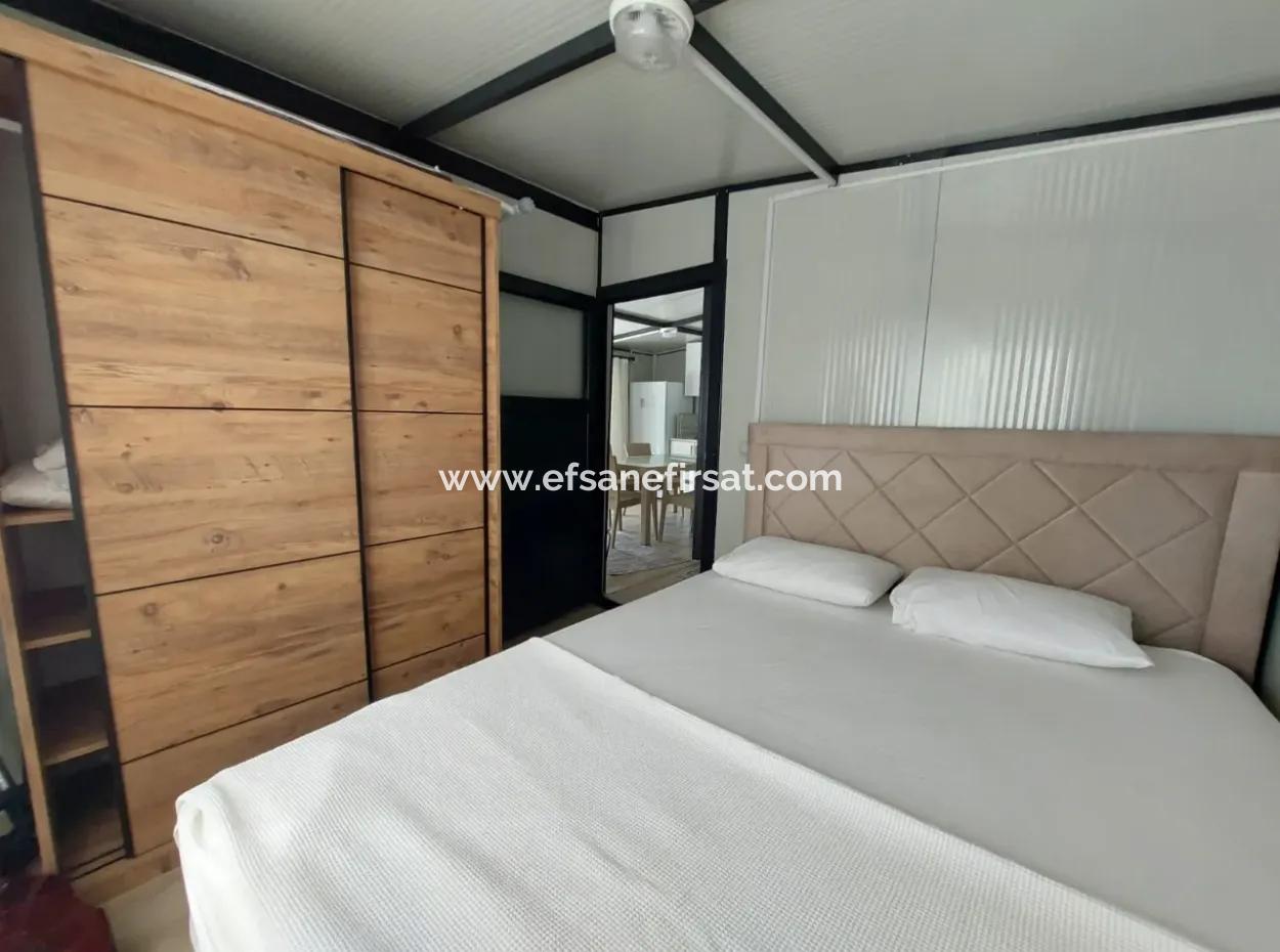 Muğla Ortaca Okçularda 2+1 Tek Katlı Müstakil Prefabrik Ev Kiralık