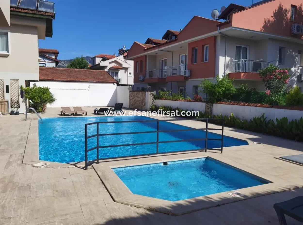 Muğla Ortaca Dalyanda Yüzme Havuzlu, Full Eşyalı 1+1 Daire Kiralık