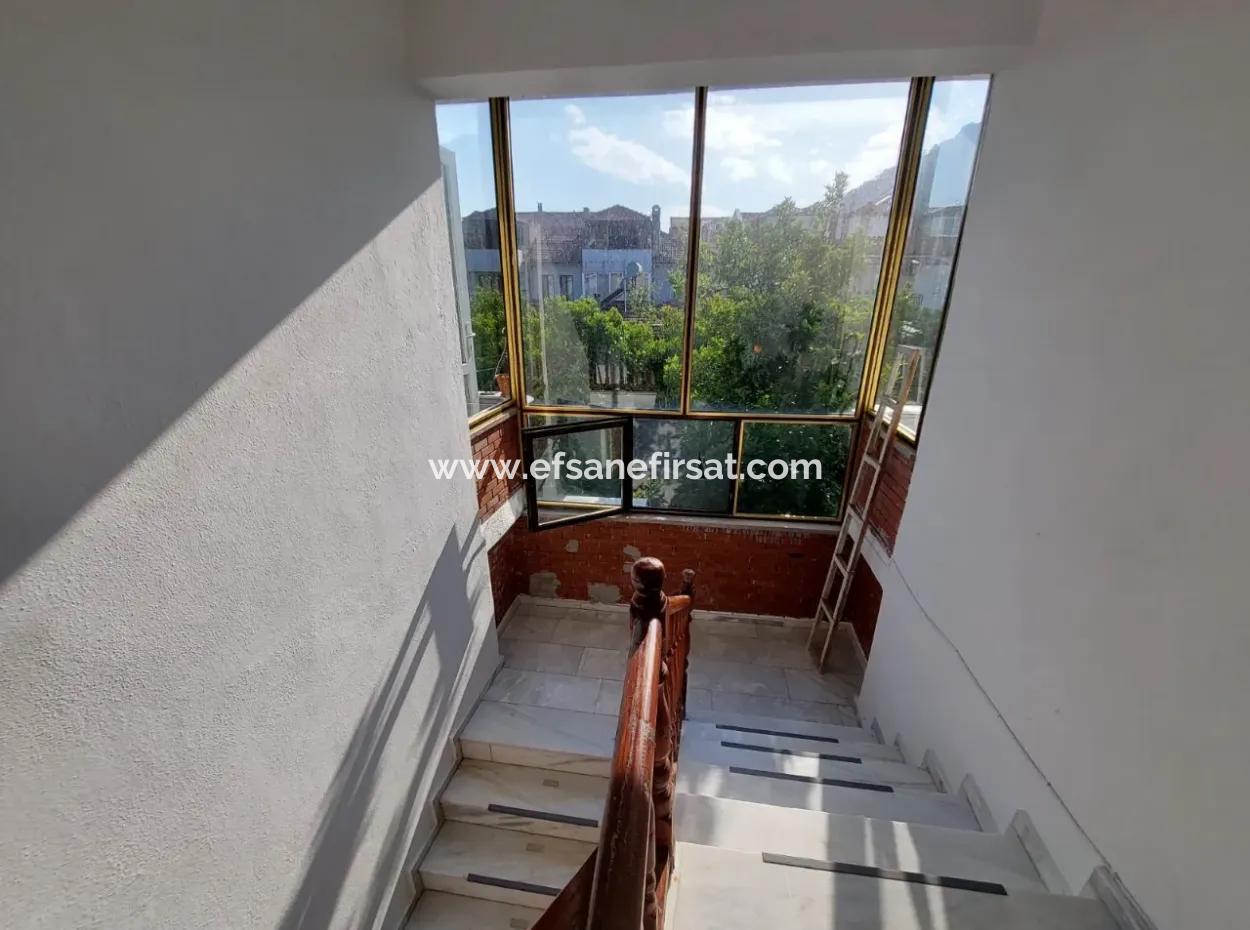 Muğla Ortaca Dalyanda 3+1, 120 M2 Bahçeli Daire Satılık.