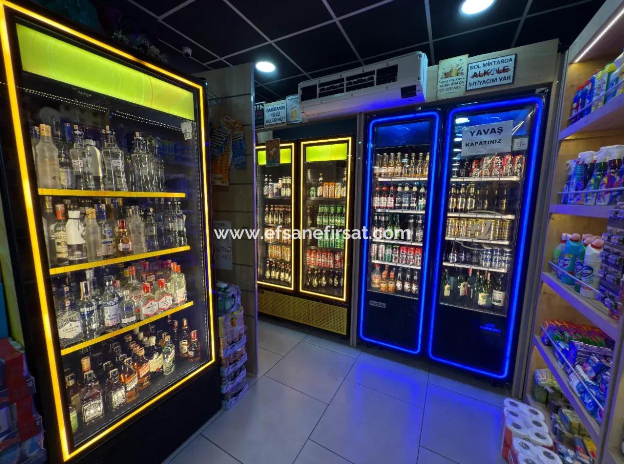 Ortacanın En İşlek Caddesinde Devren Kiralık 210 M2 Tekel Market.