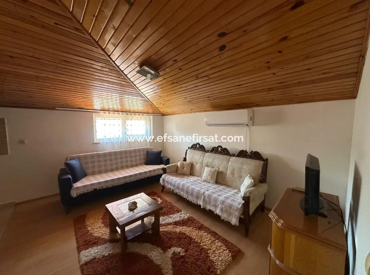 Ortaca Cumhuriyet De 1+1 Çatı Katı Daire Kiralık