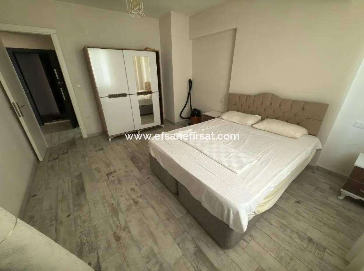 Ortaca Çarşı Merkezde Eşyalı 1+1 Geniş Daire Kiralık.