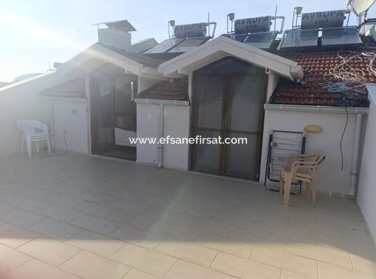 Ortaca Dalyanda Yüzme Havuzlu 80 M2, 2+1 Eşyalı Daire Kiralık