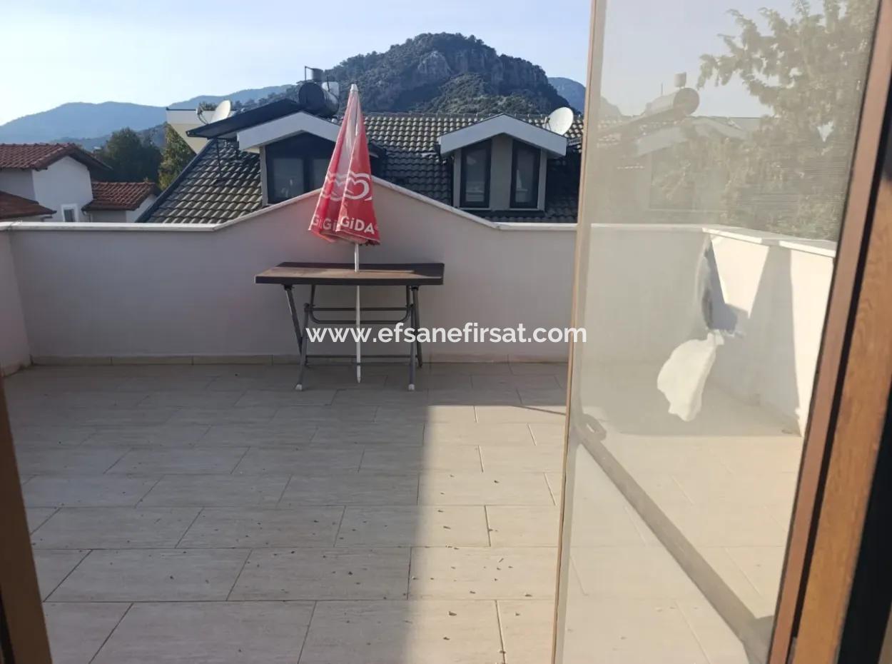 Ortaca Dalyanda Yüzme Havuzlu 80 M2, 2+1 Eşyalı Daire Kiralık