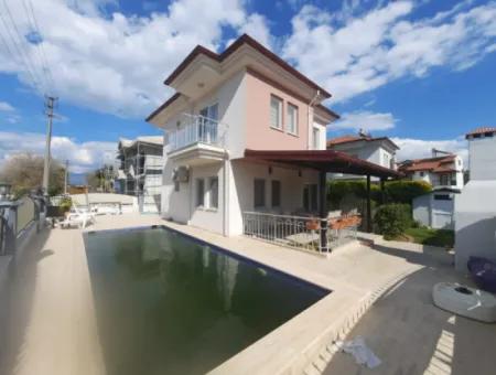 Muğla Ortaca Dalyan Da Eşyalı 3+1 Villa Yıllık Kiralık
