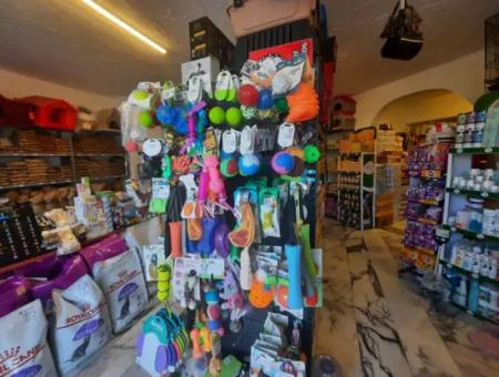 Muğla Ortaca Dalyan Merkezde Devren Kiralık 200 M2 Petshop Dükkânı